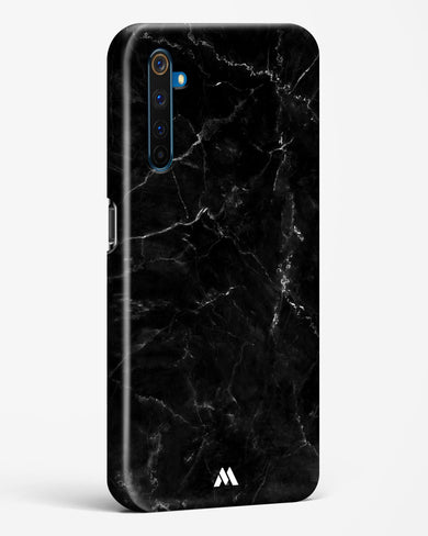 Marquina Black Marble Hard Case Phone Cover-(Realme)