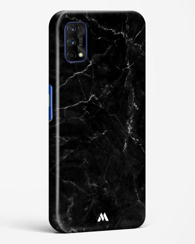 Marquina Black Marble Hard Case Phone Cover-(Realme)