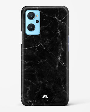 Marquina Black Marble Hard Case Phone Cover-(Realme)