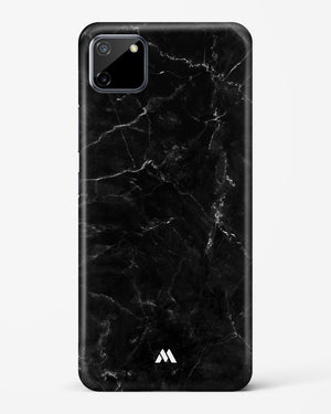 Marquina Black Marble Hard Case Phone Cover-(Realme)