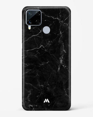 Marquina Black Marble Hard Case Phone Cover-(Realme)