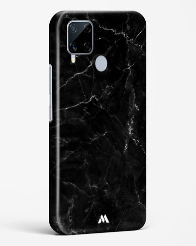 Marquina Black Marble Hard Case Phone Cover-(Realme)