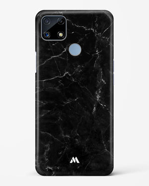 Marquina Black Marble Hard Case Phone Cover-(Realme)