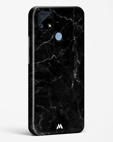 Marquina Black Marble Hard Case Phone Cover-(Realme)