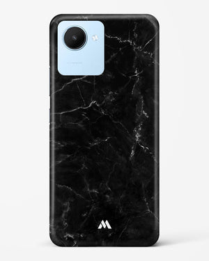 Marquina Black Marble Hard Case Phone Cover-(Realme)