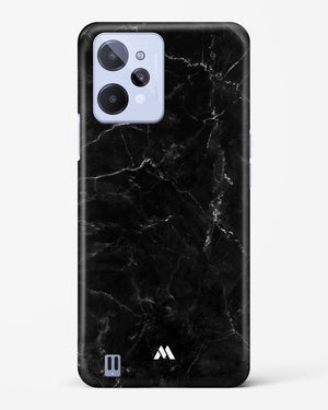 Marquina Black Marble Hard Case Phone Cover-(Realme)