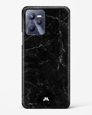 Marquina Black Marble Hard Case Phone Cover-(Realme)