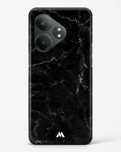 Marquina Black Marble Hard Case Phone Cover (Realme)