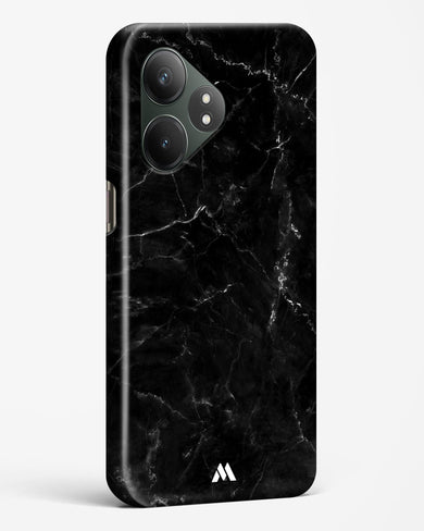 Marquina Black Marble Hard Case Phone Cover (Realme)