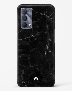 Marquina Black Marble Hard Case Phone Cover-(Realme)