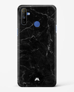 Marquina Black Marble Hard Case Phone Cover-(Realme)