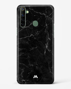 Marquina Black Marble Hard Case Phone Cover-(Realme)