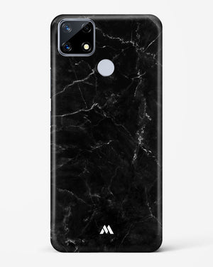 Marquina Black Marble Hard Case Phone Cover-(Realme)