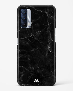 Marquina Black Marble Hard Case Phone Cover-(Realme)