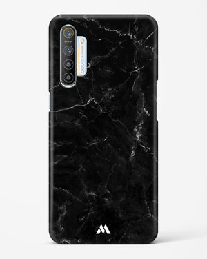 Marquina Black Marble Hard Case Phone Cover-(Realme)