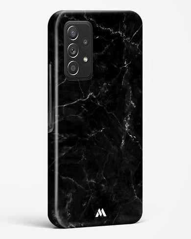 Marquina Black Marble Hard Case Phone Cover-(Samsung)