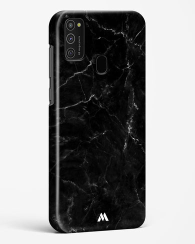 Marquina Black Marble Hard Case Phone Cover-(Samsung)