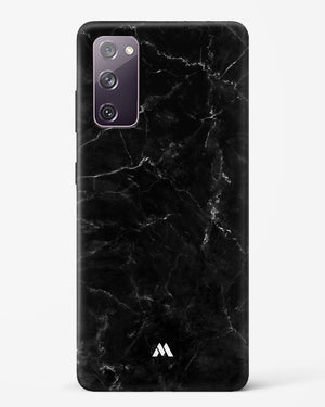 Marquina Black Marble Hard Case Phone Cover-(Samsung)