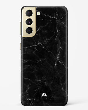 Marquina Black Marble Hard Case Phone Cover-(Samsung)