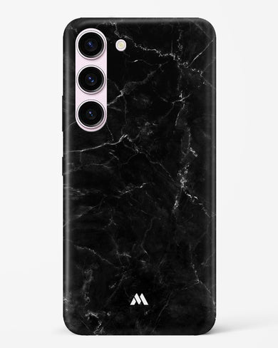 Marquina Black Marble Hard Case Phone Cover-(Samsung)