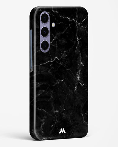 Marquina Black Marble Hard Case Phone Cover-(Samsung)