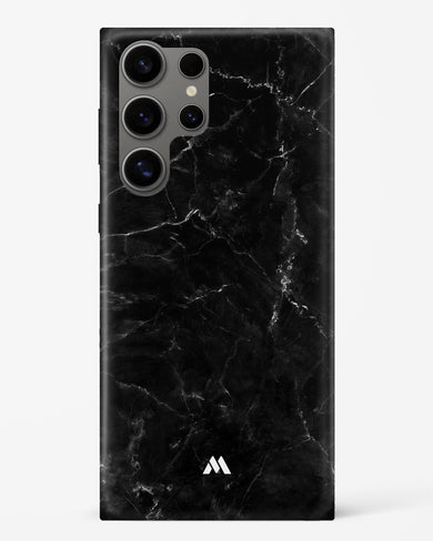 Marquina Black Marble Hard Case Phone Cover-(Samsung)