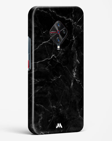 Marquina Black Marble Hard Case Phone Cover (Vivo)