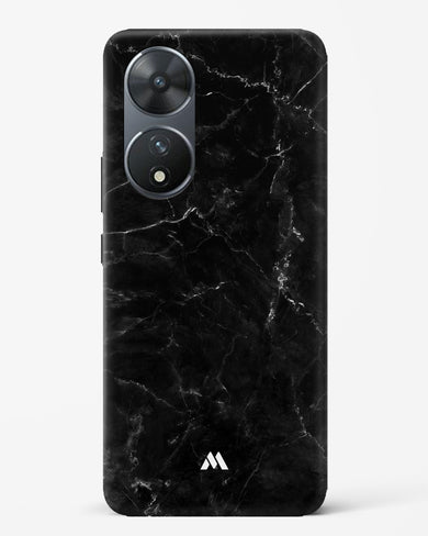 Marquina Black Marble Hard Case Phone Cover-(Vivo)