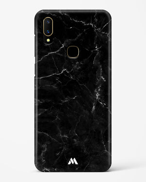 Marquina Black Marble Hard Case Phone Cover-(Vivo)