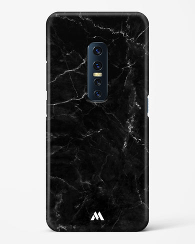 Marquina Black Marble Hard Case Phone Cover (Vivo)