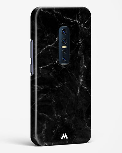 Marquina Black Marble Hard Case Phone Cover-(Vivo)