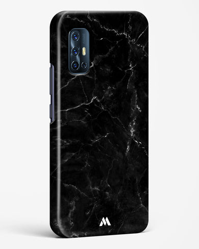 Marquina Black Marble Hard Case Phone Cover (Vivo)