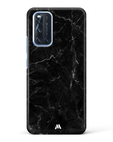 Marquina Black Marble Hard Case Phone Cover (Vivo)