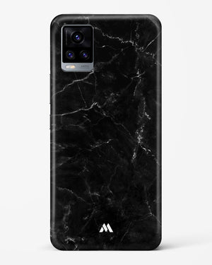 Marquina Black Marble Hard Case Phone Cover-(Vivo)