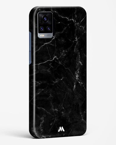 Marquina Black Marble Hard Case Phone Cover-(Vivo)