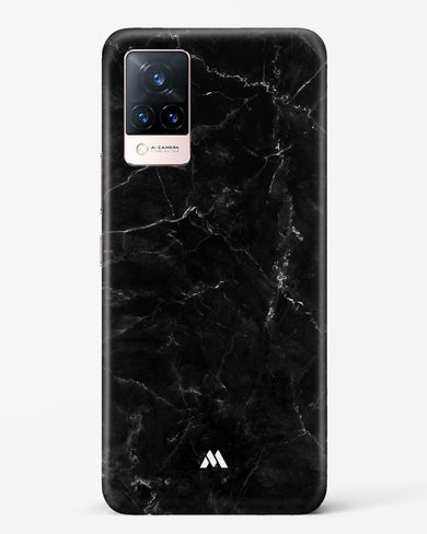 Marquina Black Marble Hard Case Phone Cover-(Vivo)