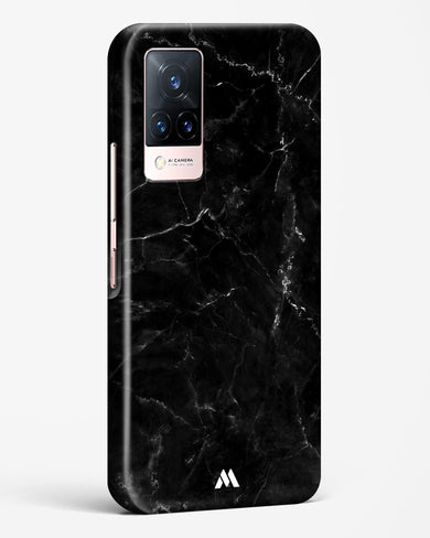 Marquina Black Marble Hard Case Phone Cover-(Vivo)