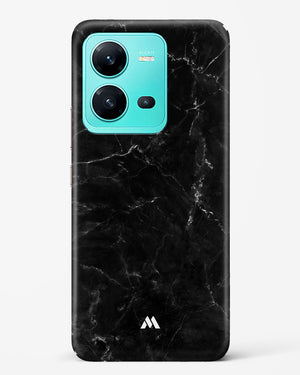 Marquina Black Marble Hard Case Phone Cover (Vivo)