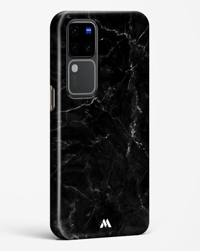 Marquina Black Marble Hard Case Phone Cover (Vivo)