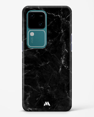 Marquina Black Marble Hard Case Phone Cover (Vivo)