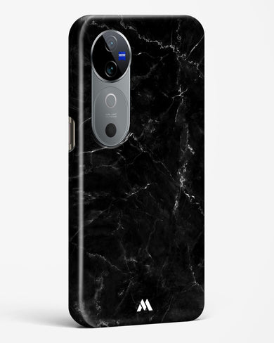Marquina Black Marble Hard Case Phone Cover (Vivo)