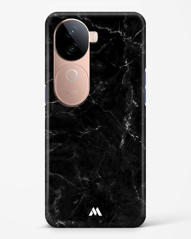 Marquina Black Marble Hard Case Phone Cover (Vivo)