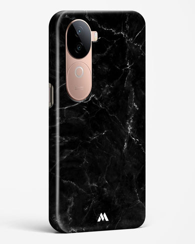 Marquina Black Marble Hard Case Phone Cover (Vivo)