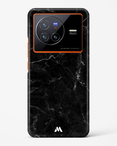 Marquina Black Marble Hard Case Phone Cover-(Vivo)