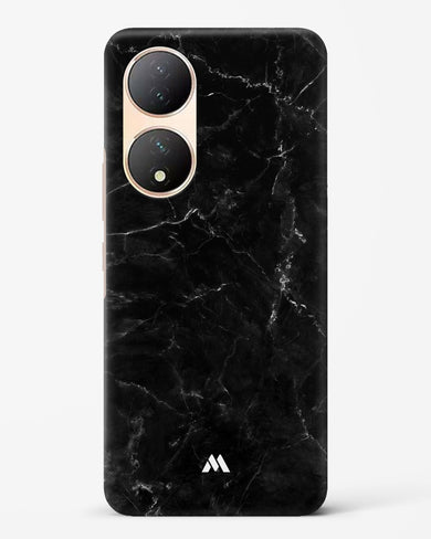 Marquina Black Marble Hard Case Phone Cover-(Vivo)