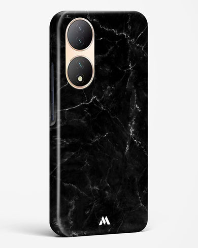 Marquina Black Marble Hard Case Phone Cover-(Vivo)