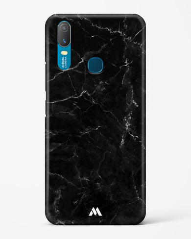 Marquina Black Marble Hard Case Phone Cover-(Vivo)