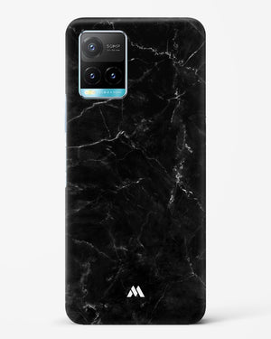 Marquina Black Marble Hard Case Phone Cover-(Vivo)