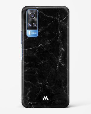 Marquina Black Marble Hard Case Phone Cover-(Vivo)