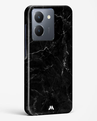 Marquina Black Marble Hard Case Phone Cover-(Vivo)